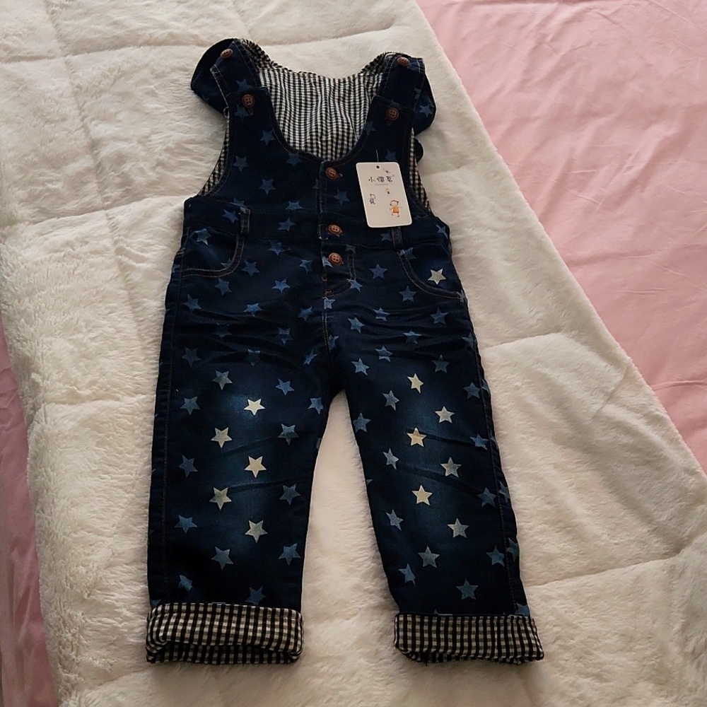 Size 6 girls denim overalls